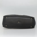 CHANEL Camelia Tote Bag Lamb Skin Black CC Auth BA841-9