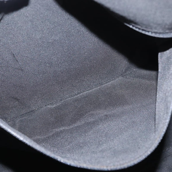 CHANEL Wild stitch Hand Bag Lamb Skin Black CC Auth BA8410