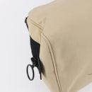 CHANEL Sports Clutch Bag Nylon Beige Black CC Auth BA8411-9
