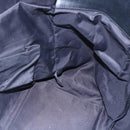 CHANEL Paris Biarritz MM Tote Bag Coated Canvas Black Silver CC Auth BA8414-20