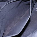 CHANEL Paris Biarritz MM Tote Bag Coated Canvas Black Silver CC Auth BA8414-22