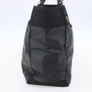 CHANEL Paris Biarritz MM Tote Bag Coated Canvas Black Silver CC Auth BA8414-3