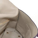 Salvatore Ferragamo Gancini Hand Bag Leather Purple Gold Auth BA8415V-22