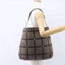 Salvatore Ferragamo Vala Shoulder Bag Suede Leather Brown Gold Auth BA8417-22