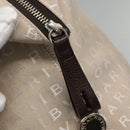 BVLGARI Logo Mania Tote Bag Canvas Beige Auth BA842-16