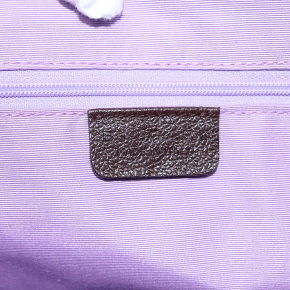 BVLGARI Logo Mania Tote Bag Canvas Beige Auth BA842