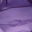 BVLGARI Logo Mania Tote Bag Canvas Beige Auth BA842-18