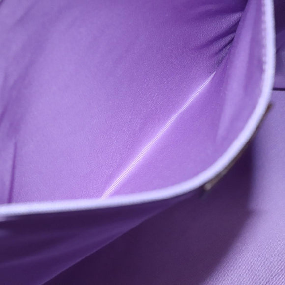 BVLGARI Logo Mania Tote Bag Canvas Beige Auth BA842