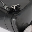 Salvatore Ferragamo Vala Backpack Leather Silver Auth BA8422-13