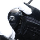 Salvatore Ferragamo Vala Backpack Leather Silver Auth BA8422-20