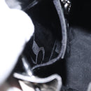 Salvatore Ferragamo Vala Backpack Leather Silver Auth BA8422-21