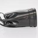 Salvatore Ferragamo Vala Backpack Leather Silver Auth BA8422-6