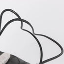 Salvatore Ferragamo Vala Backpack Leather Silver Auth BA8422-9