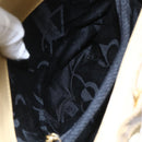 Salvatore Ferragamo Vala Hand Bag Canvas Yellow Gold Auth BA8424-11