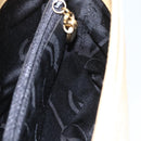 Salvatore Ferragamo Vala Hand Bag Canvas Yellow Gold Auth BA8424-19