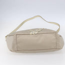 Salvatore Ferragamo Hand Bag Nylon 2way Gold Auth BA8425-5