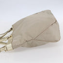 Salvatore Ferragamo Hand Bag Nylon 2way Gold Auth BA8425-3