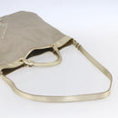 Salvatore Ferragamo Hand Bag Nylon 2way Gold Auth BA8425-8