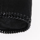 Stella MacCartney Chain Falabella Bag polyester Black Silver 371223 Auth BA8431-12