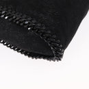 Stella MacCartney Chain Falabella Bag polyester Black Silver 371223 Auth BA8431-14