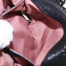 Stella MacCartney Chain Falabella Bag polyester Black Silver 371223 Auth BA8431-21