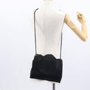Stella MacCartney Chain Falabella Bag polyester Black Silver 371223 Auth BA8431-23