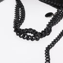Stella MacCartney Chain Falabella Bag polyester Black Silver 371223 Auth BA8431-7