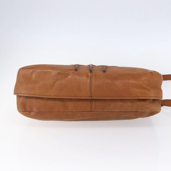 Chloe Margaret Hand Bag Leather 2way Brown Gold Auth BA8432