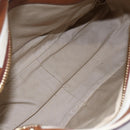 Chloe Margaret Hand Bag Leather 2way Brown Gold Auth BA8432-18