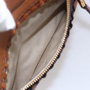 Chloe Margaret Hand Bag Leather 2way Brown Gold Auth BA8432-22