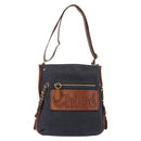 Chloe Shoulder Bag Denim Blue Gold Auth BA8433-1