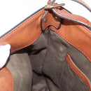 Chloe Shoulder Bag Denim Blue Gold Auth BA8433-18