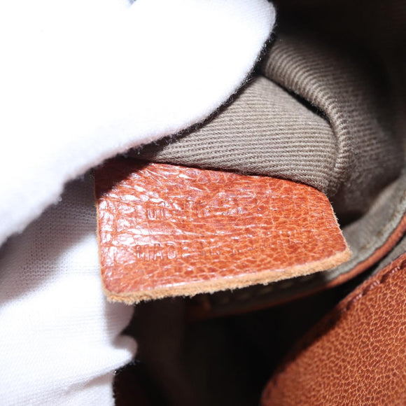 Chloe Shoulder Bag Denim Blue Gold Auth BA8433