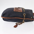 Chloe Shoulder Bag Denim Blue Gold Auth BA8433-4