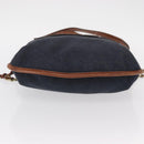 Chloe Shoulder Bag Denim Blue Gold Auth BA8433-9