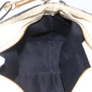 Chloe Etel Hand Bag Leather 2way White Gold Auth BA8435-21