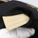 Chloe Etel Hand Bag Leather 2way White Gold Auth BA8435-12