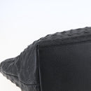 Jimmy Choo Studs Tote Bag Leather Black Gold Auth BA8437-16