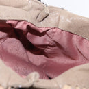 Stella MacCartney Chain Falabella Bag polyester Beige Silver 371223 Auth BA8438-22