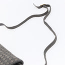 BALLY Shoulder Bag Leather Gray Gold Auth BA8439-8