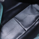 BALLY Hand Bag Leather Green Gold Auth BA8440-10