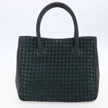 BALLY Hand Bag Leather Green Gold Auth BA8440 - 0