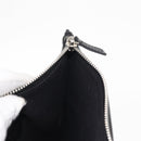 GIVENCHY Clutch Bag Leather Black Silver Auth BA8441-17