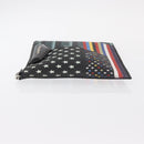 GIVENCHY Clutch Bag Leather Black Silver Auth BA8441-4