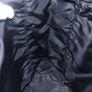 PRADA Tote Bag Nylon White Black Silver Auth BA8444-19