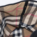 BURBERRY Tote Bag Leather Black Gold Auth BA8445-17