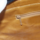 Gianni Versace Hand Bag Leather Yellow Black Auth BA8446-17