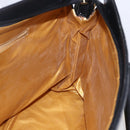 Gianni Versace Hand Bag Leather Yellow Black Auth BA8446-19