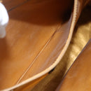 Gianni Versace Hand Bag Leather Yellow Black Auth BA8446-21