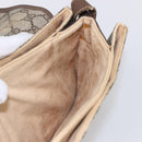 GUCCI GG Supreme Shoulder Bag PVC Beige Gold Auth BA8447-17